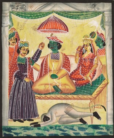 Rama and Sita, 1800s by Unbekannt