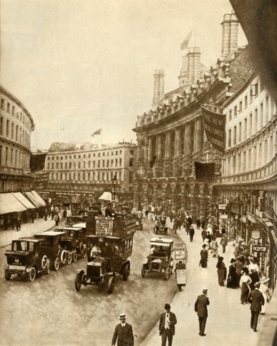 Regent Street, London, 1912 by Unbekannt