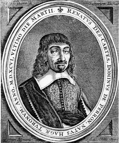 Rene Descartes, French philosopher and mathematician, 1672 by Unbekannt