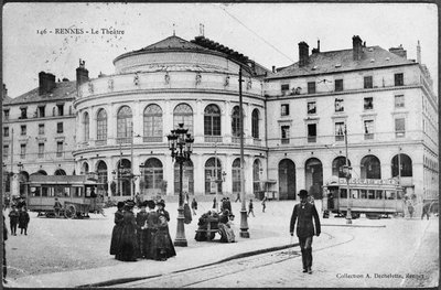 Rennes Theatre by Unbekannt