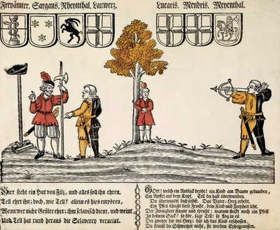 Representation of Guillaume Tell by Unbekannt