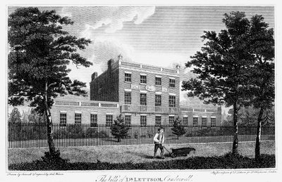 Residence of John Coakley Lettsom, Camberwell, London by Unbekannt