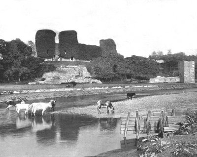 Rhuddlan Castle, Denbighshire, Wales by Unbekannt