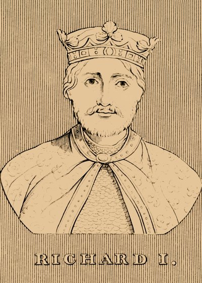 Richard I, 1157-1199, 1830 by Unbekannt