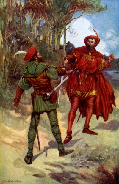 Richard I and Robin Hood by Unbekannt