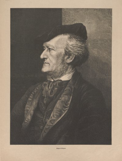 Richard Wagner, 1875 by Unbekannt