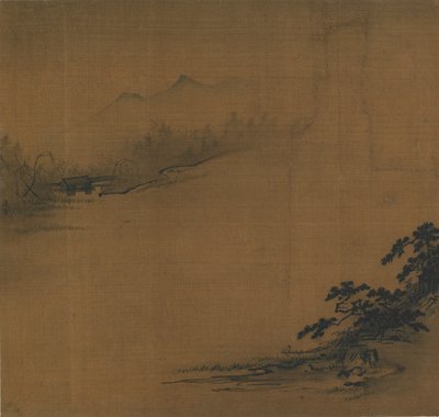 River Landscape in Mist by Unbekannt