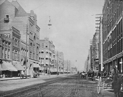 Riverside Avenue, Spokane, Washington, c. 1897 by Unbekannt