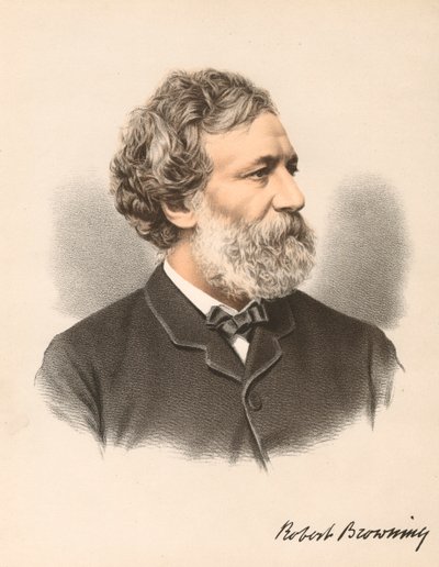 Robert Browning, English Poet and Dramatist by Unbekannt