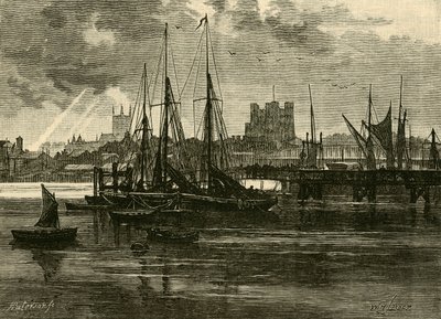 Rochester, from the Medway by Unbekannt