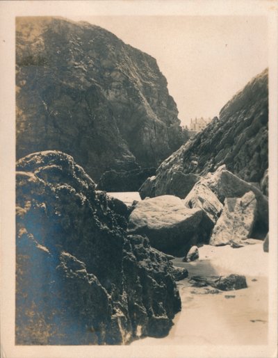 Rocks at Newquay, 1927 by Unbekannt