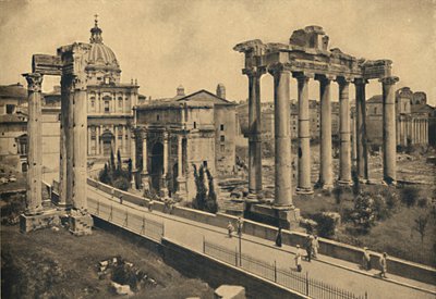 Roma - Roman Forum, 1910 by Unbekannt