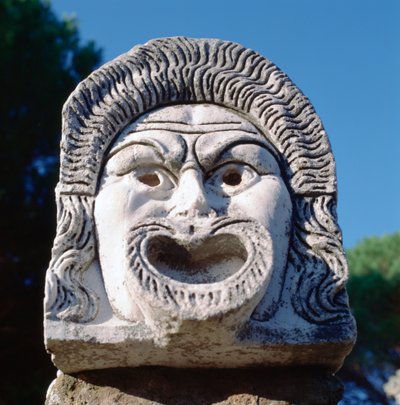 Roman amphitheatre carving by Unbekannt