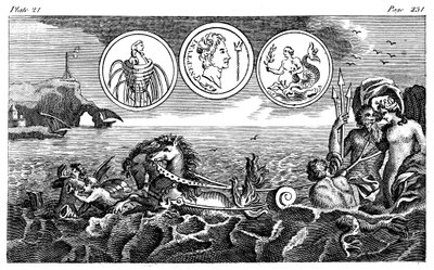 Roman god Neptune by Unbekannt