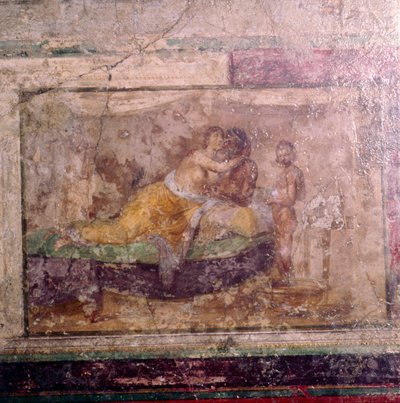 Roman Wall Painting, Rome, 1st Century by Unbekannt