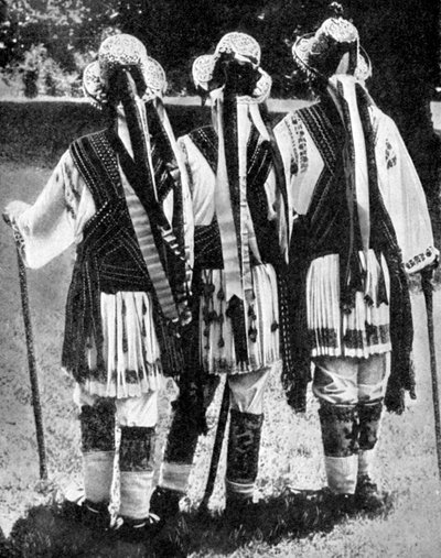 Romanian dancers by Unbekannt