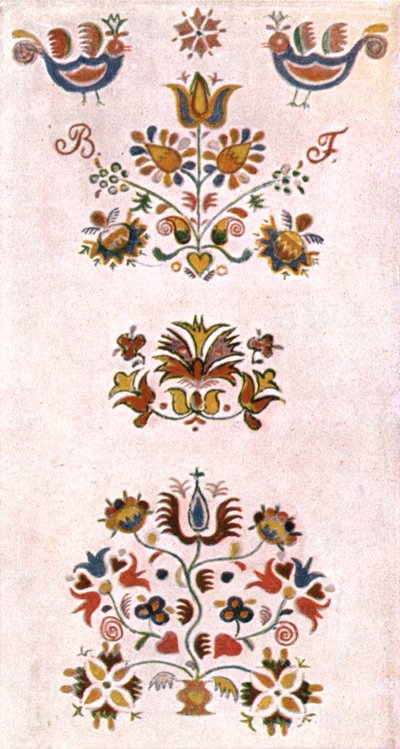 Room Painting, Moravia, Czechoslovakia by Unbekannt