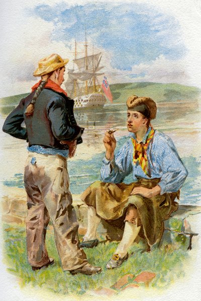 Royal Navy sailors by Unbekannt