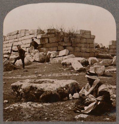 Ruins near Machaerus, c1900 by Unbekannt
