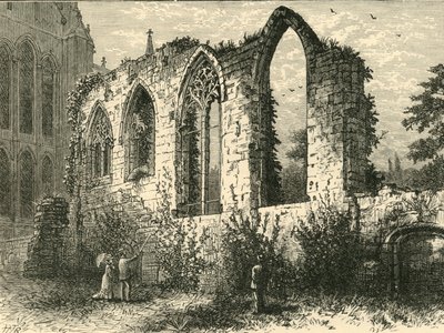 Ruins of the Guesten Hall by Unbekannt