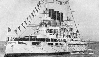 Russian battleship Retvisan, Russo-Japanese War by Unbekannt