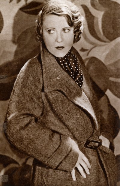Ruth Chatterton, American actress, 1933 by Unbekannt