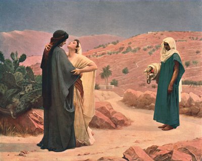 Ruth and Naomi, 1886, c1902 by Unbekannt