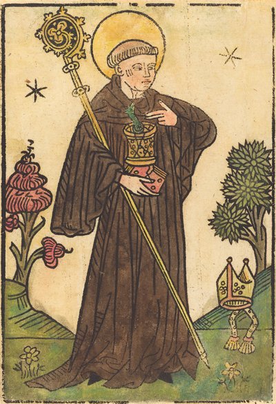 Saint Benedict by Unbekannt