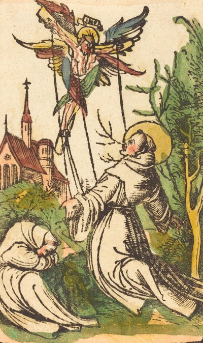 Saint Francis Receiving the Stigmata by Unbekannt