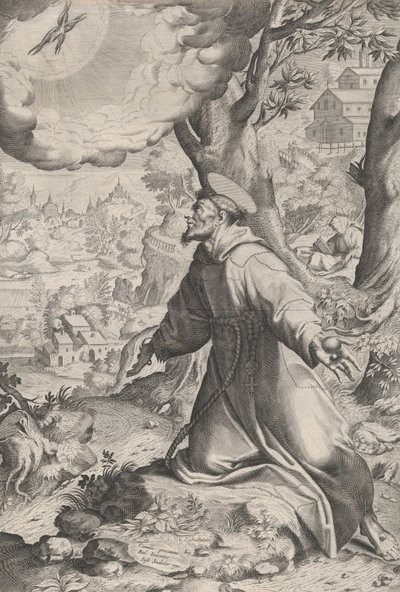 Saint Francis Receiving the Stigmata, 1590-1620 by Unbekannt