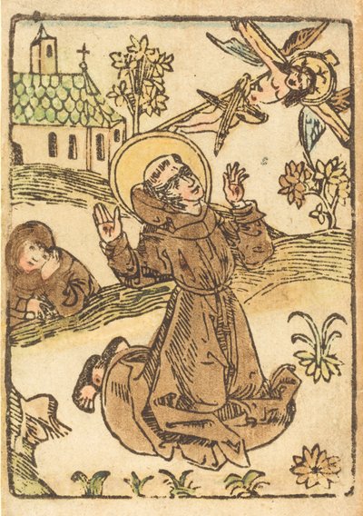 Saint Francis Receiving the Stigmata by Unbekannt