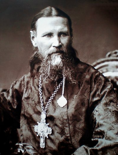 Saint John of Kronstadt, Russian priest by Unbekannt
