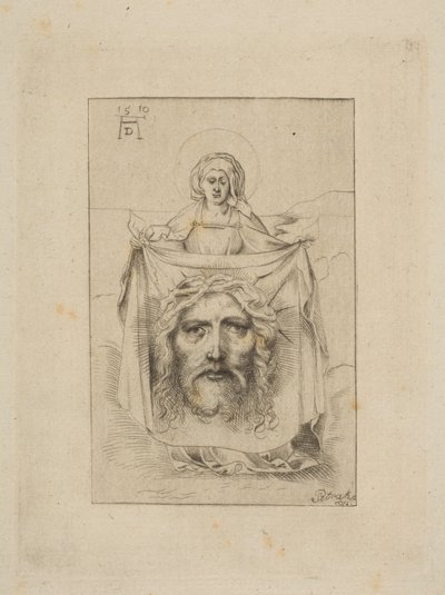 Saint Veronica with the Sudarium by Unbekannt