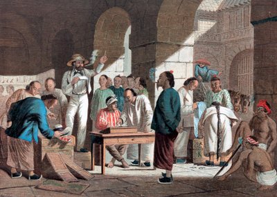 Sale of English Goods in Canton by Unbekannt