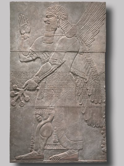 Saluting Protective Spirit, 883-859 BC by Unbekannt