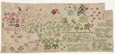 Sampler, 1600-1630 by Unbekannt