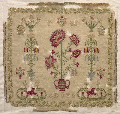 Sampler, Early 1800s by Unbekannt