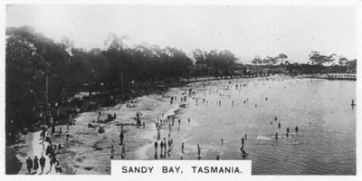 Sandy Bay, Tasmania, Australia by Unbekannt
