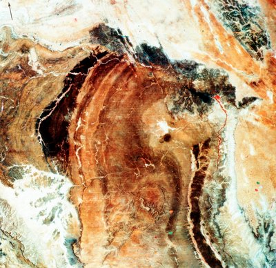 Satellite photograph of Great Namaland, Namibia by Unbekannt