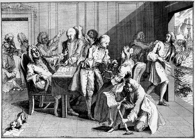 Satire on Walpole, 1738, 1910 by Unbekannt