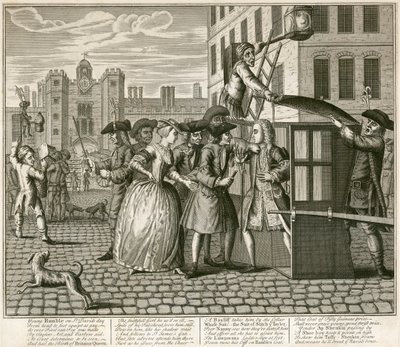 Satirical Print Depicting St James Palace, London by Unbekannt