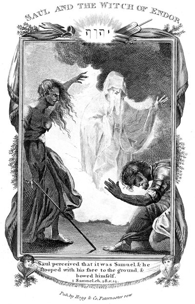 Saul and the Witch of Endor by Unbekannt