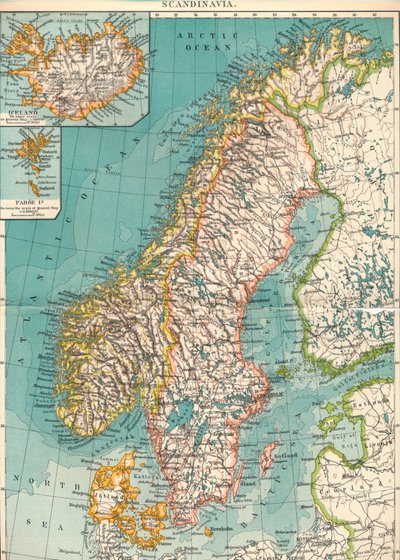Scandinavia, c. 1906, 1907 by Unbekannt