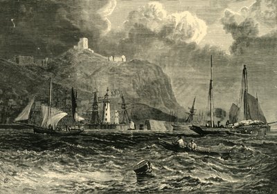 Scarborough Castle, from the Sea by Unbekannt