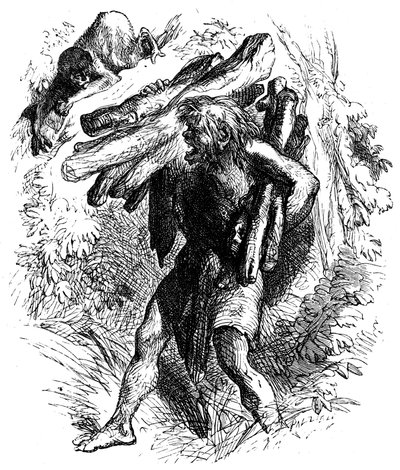 Scene from The Tempest by William Shakespeare by Unbekannt