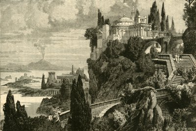 Scenery at Cape Misenum, near Balae, 1890 by Unbekannt