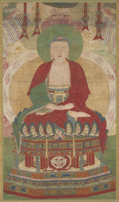 Seated Amitabha, late 1500s-early 1600s by Unbekannt