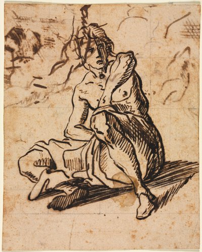 Seated Figure by Unbekannt
