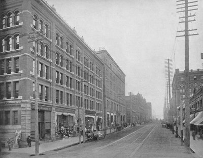 Second Street, Seattle, Washington, c1897 by Unbekannt