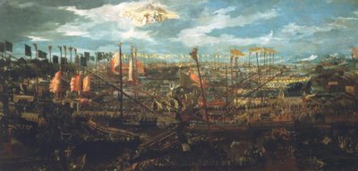 Battle of Lepanto 1571 by Unbekannt